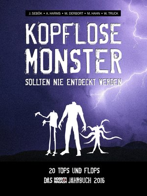 cover image of Kopflose Monster sollten nie entdeckt werden